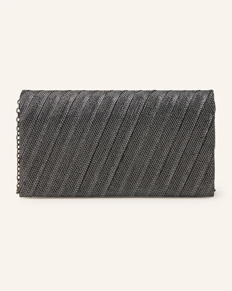 Vera Mont Clutch Mit Glitzergarn silber Platin