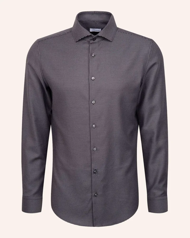 Seidensticker Business Hemd Shaped Fit Grau