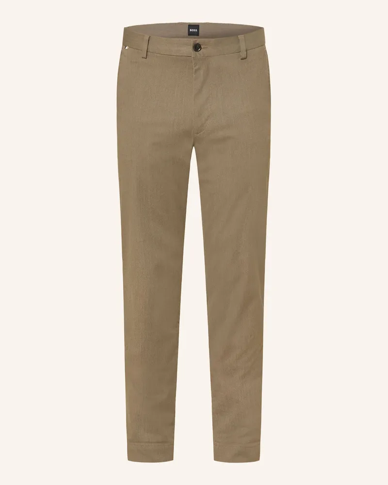 HUGO BOSS Chino Kane Regular Fit gruen Khaki