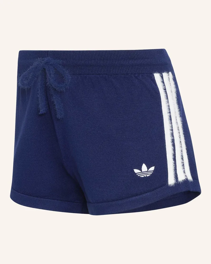 adidas Strickshorts blau Blau