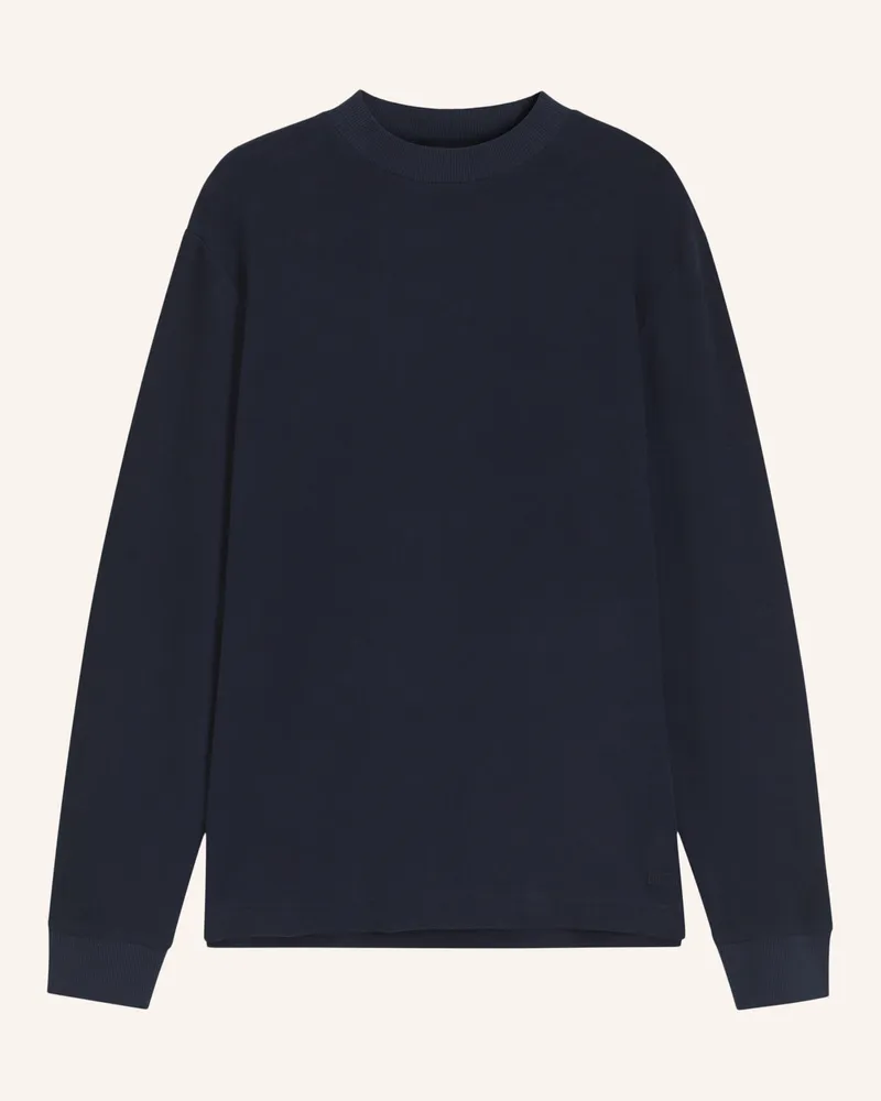 HUGO BOSS T-Shirt Te_Shadows Regular Fit blau Dunkelblau