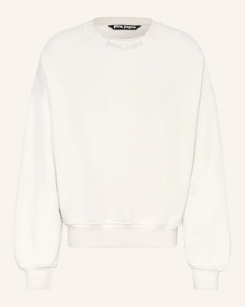 Palm Angels Sweatshirt weiss Ecru