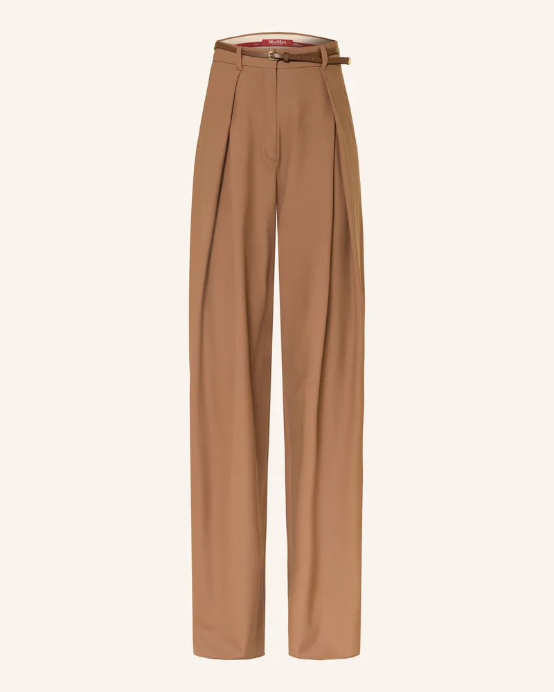 Max Mara Marlenehose Aere braun Braun