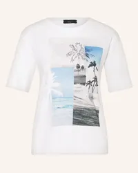 Marc Cain T-Shirt mit Schmucksteinen Weiss