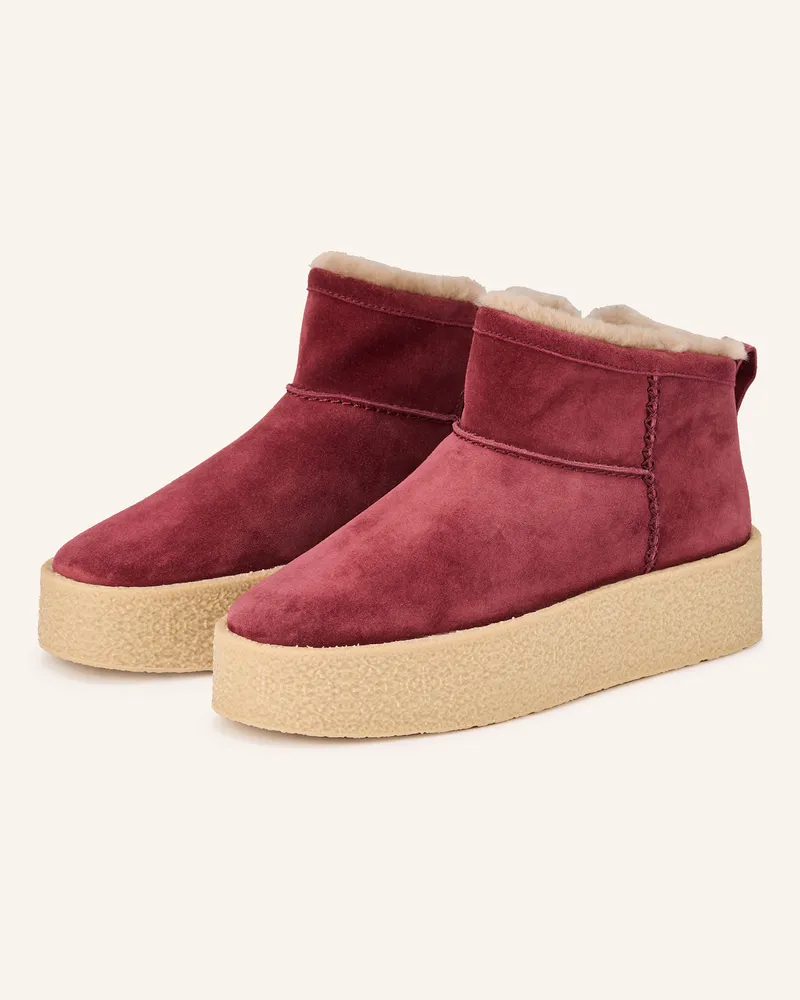 Kennel & Schmenger Plateau-Boots BAZAR Dunkelrot