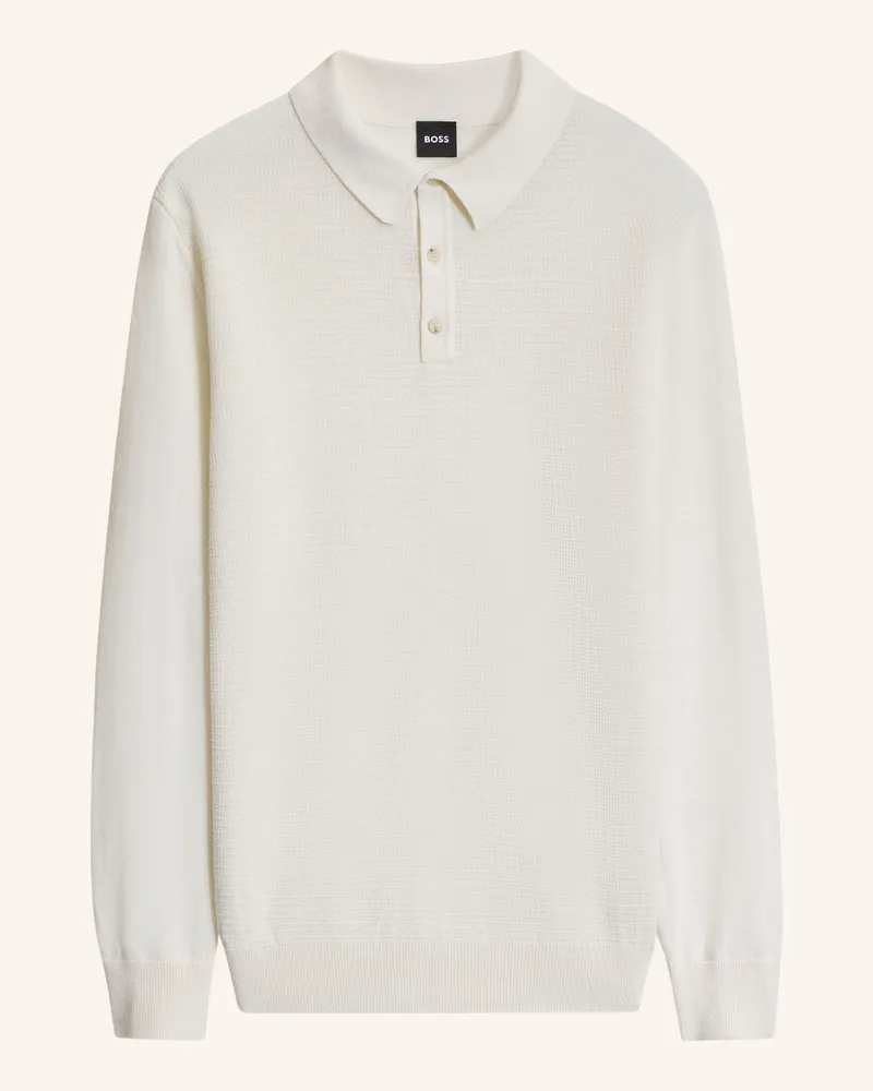 HUGO BOSS Pullover H-Hincognito_In Regular Fit beige Weiss