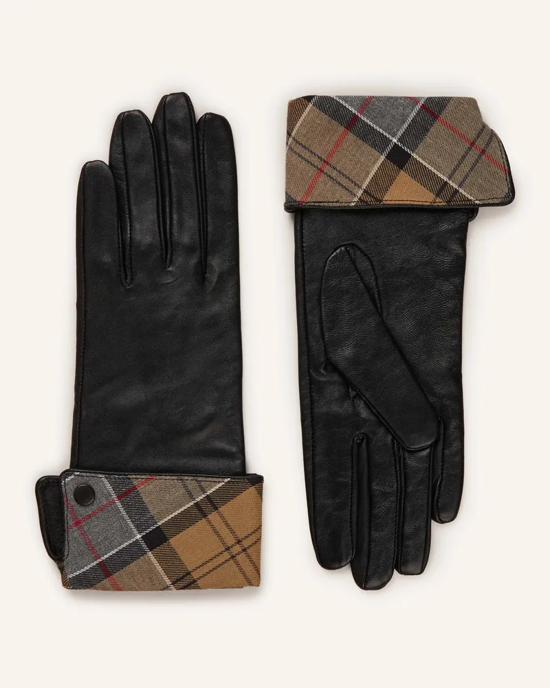 Barbour Lederhandschuhe Lady Jane schwarz Schwarz