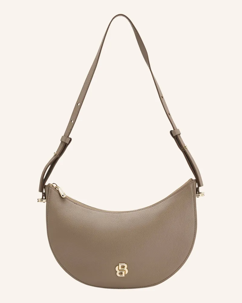 HUGO BOSS Crossbody-Tasche BOSS BEYOND HALFMOON Braun