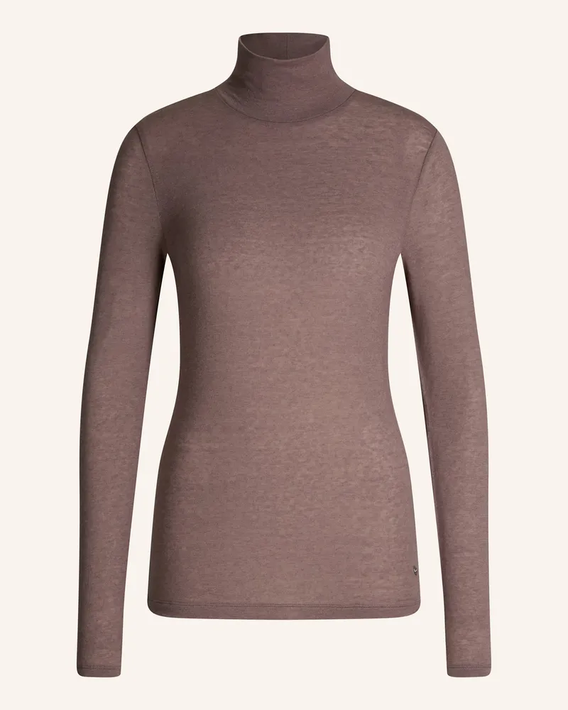 windsor. Rollkragenshirt Braun