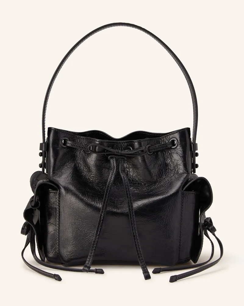 Acne Studios Beuteltasche schwarz Schwarz