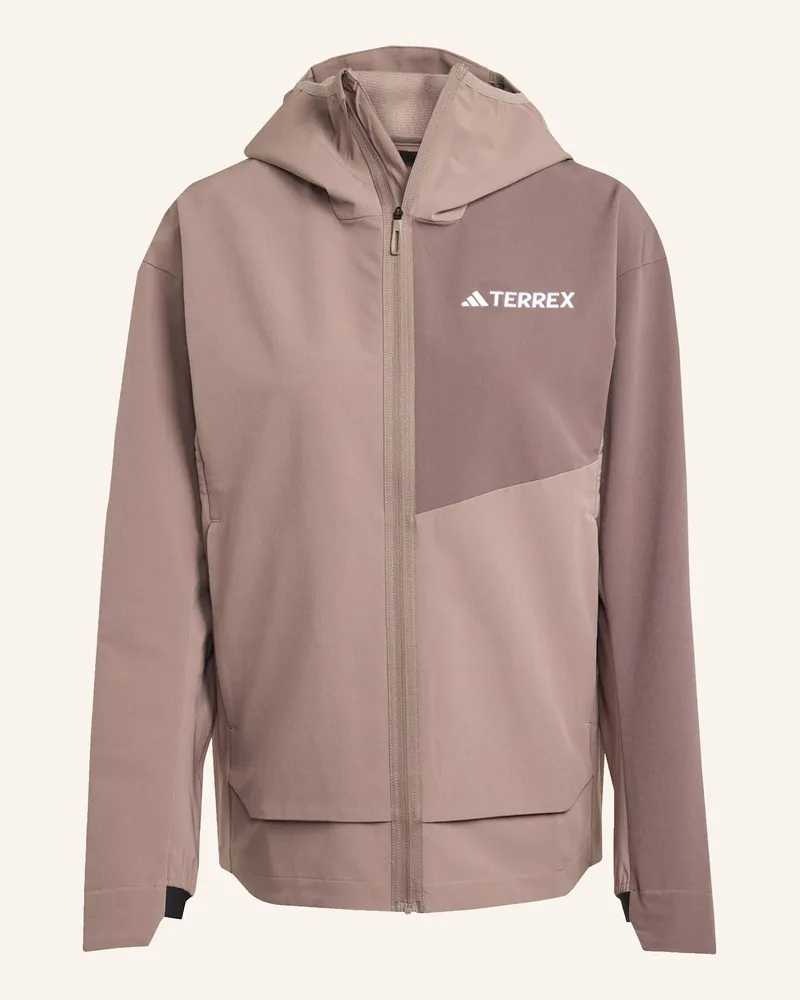 adidas Softshell-Jacke TERREX MULTI Braun