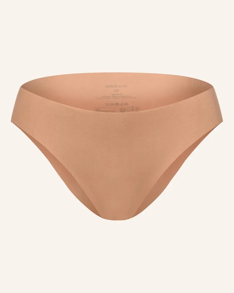 Ehrlich Textil Light Touch Brazil Slip Aus Weichem Modal - Nahtlose Kanten braun Braun