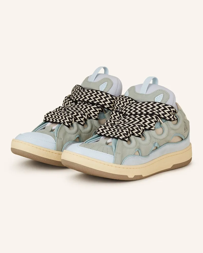 Lanvin Sneaker Curb blau Hellblau