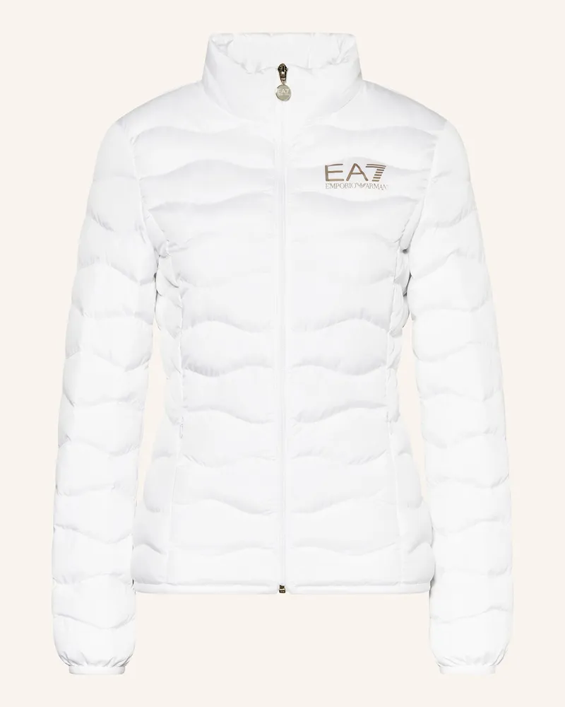 EA7 Steppjacke Train Core weiss Weiss