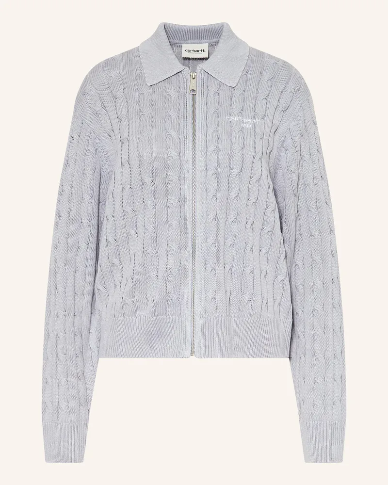 Carhartt WIP Strickjacke W' CARTER Hellblau