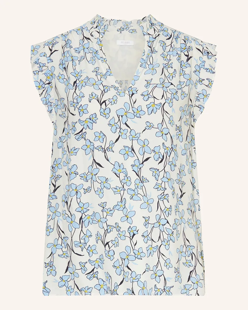 HOBBS London Blusentop JULES mit Rüschen Weiss