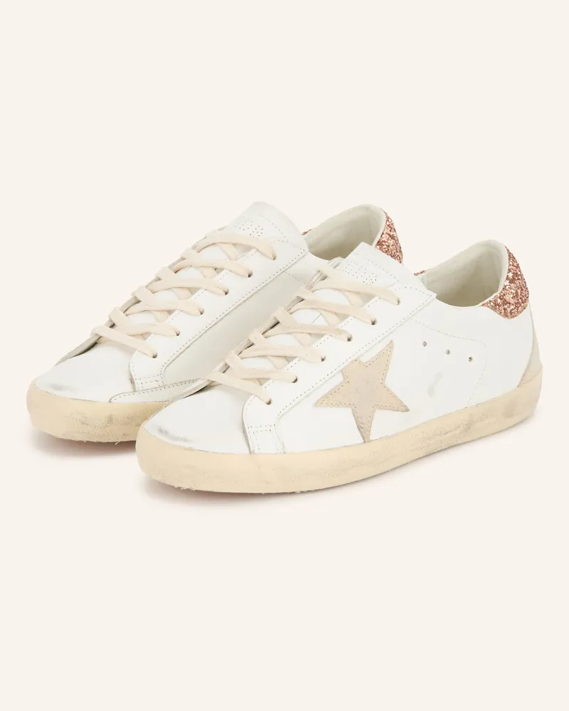 Golden Goose Sneaker Super-Star weiss Weiss