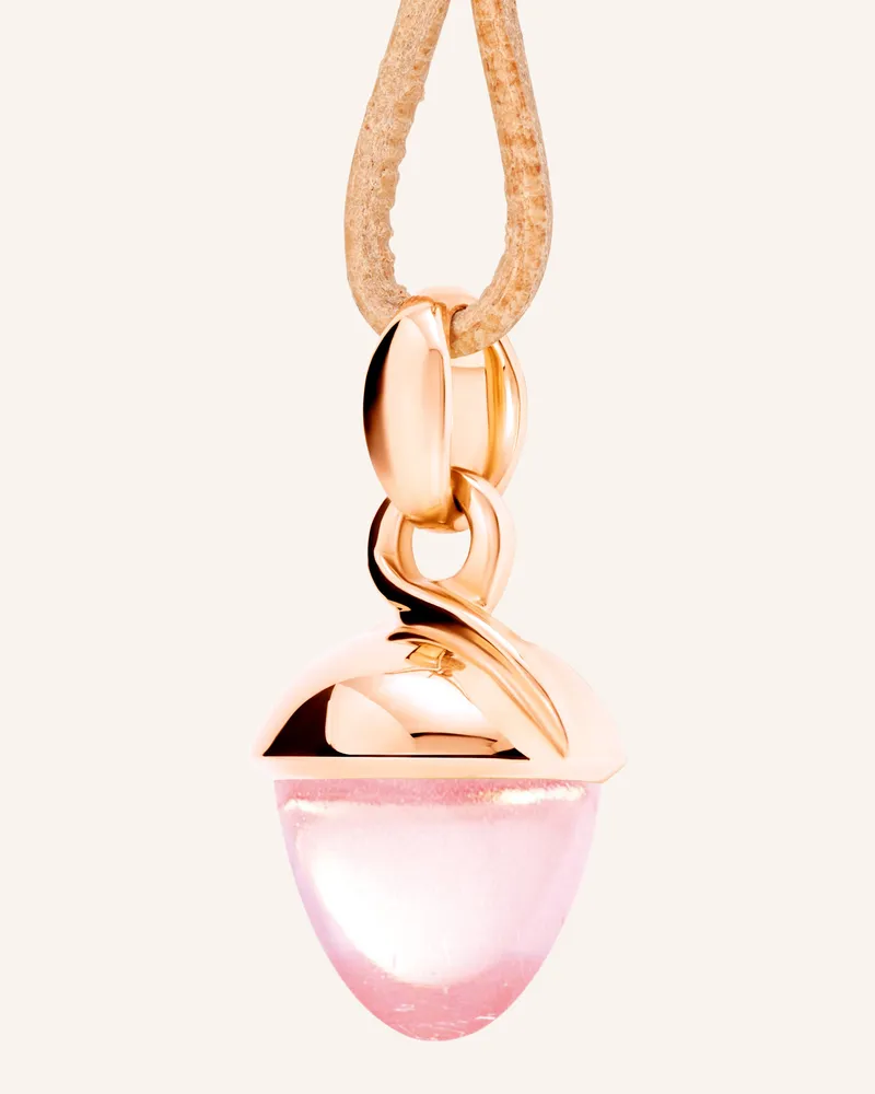 TAMARA COMOLLI Anhänger Mikado Anhänger  Bouquet Rosenquartz 18k Roségold rosegold Roségold