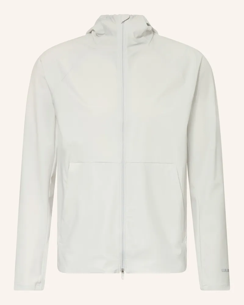 LULULEMON Laufjacke Pace Breaker grau Hellgrau