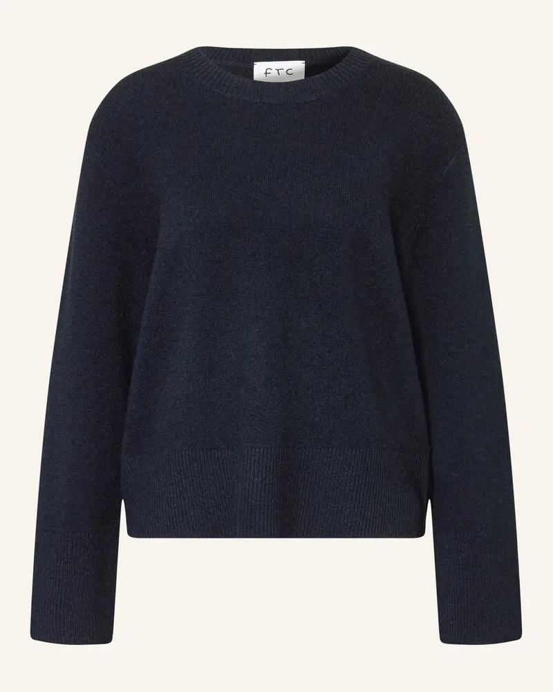 FTC Cashmere Cashmere-Pullover Dunkelblau
