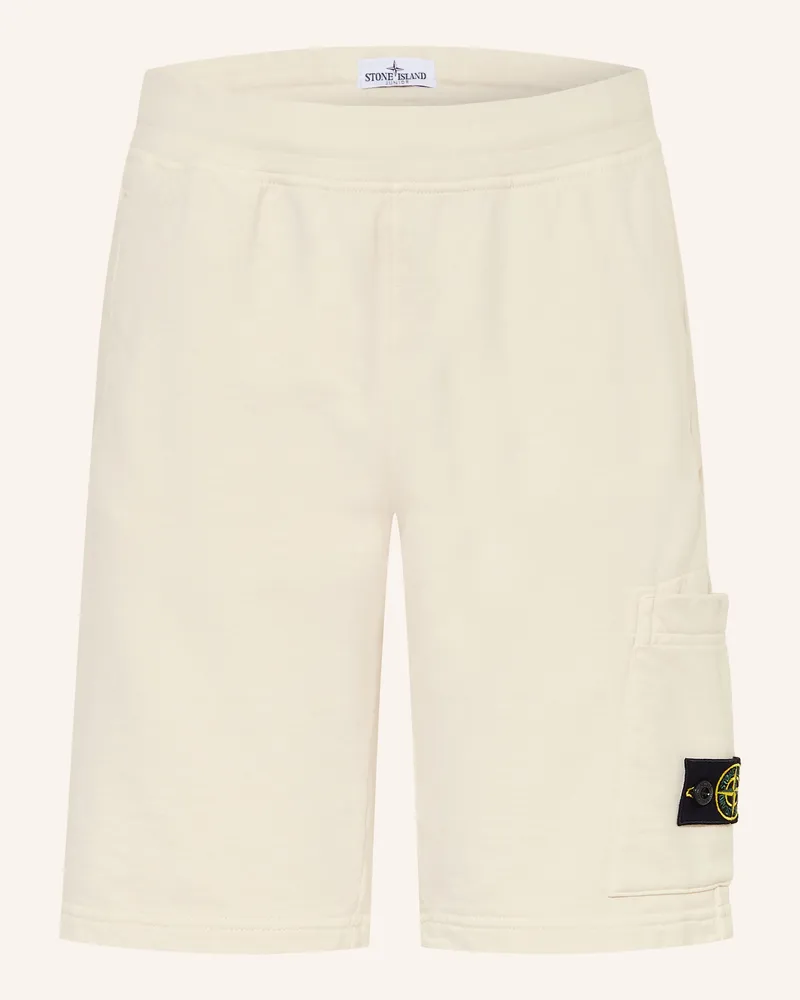 Stone Island Sweatshorts Ecru