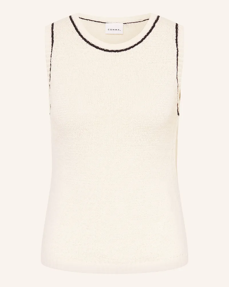 COMMA Stricktop Ecru