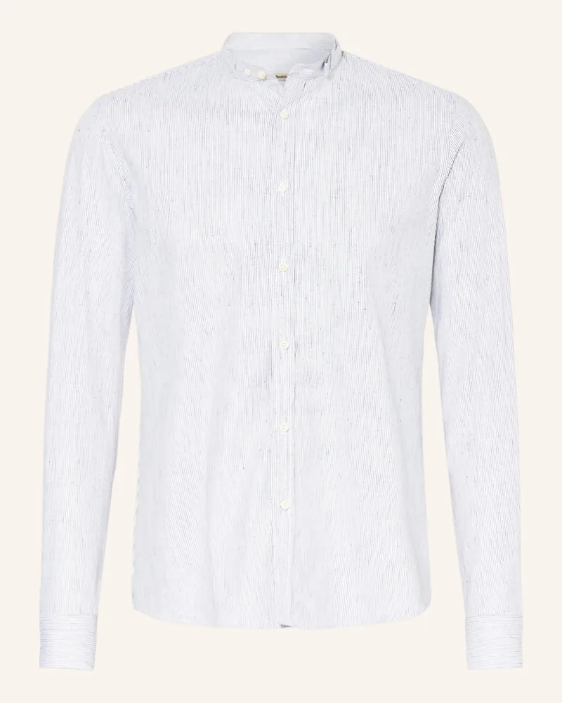 Gottseidank Trachtenhemd LENZ Slim Fit mit Stehkragen Creme