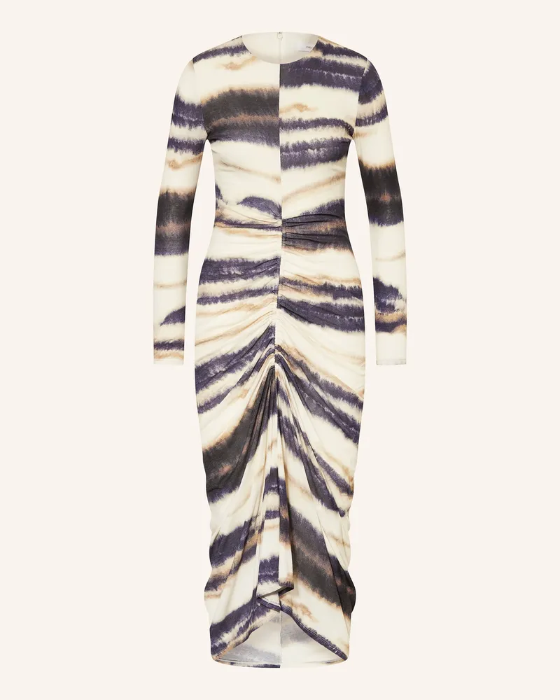Reiss Jerseykleid blau Ecru