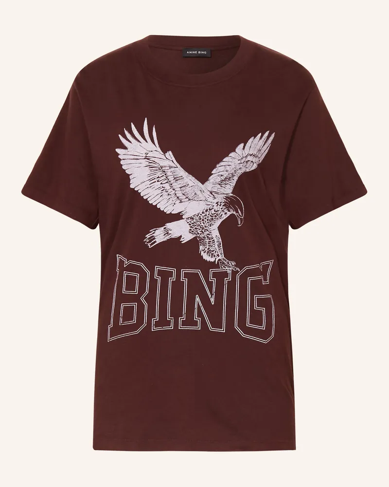 Anine Bing T-Shirt Bili braun Dunkelbraun