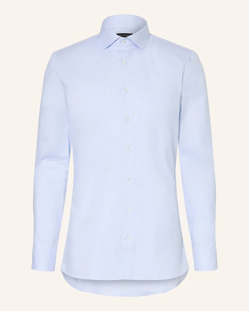 Olymp Jerseyhemd No. Six 24/Seven Super Slim blau Hellblau
