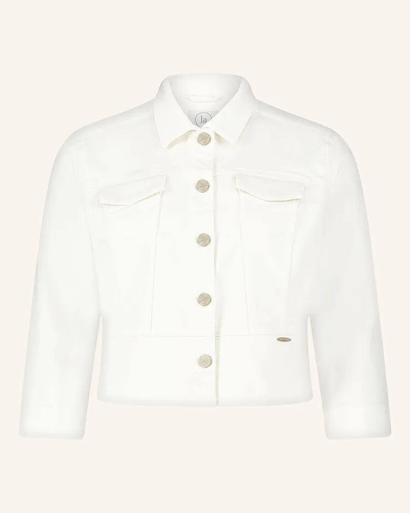 Betty Barclay Cropped-Jacke mit 3/4-Arm Weiss