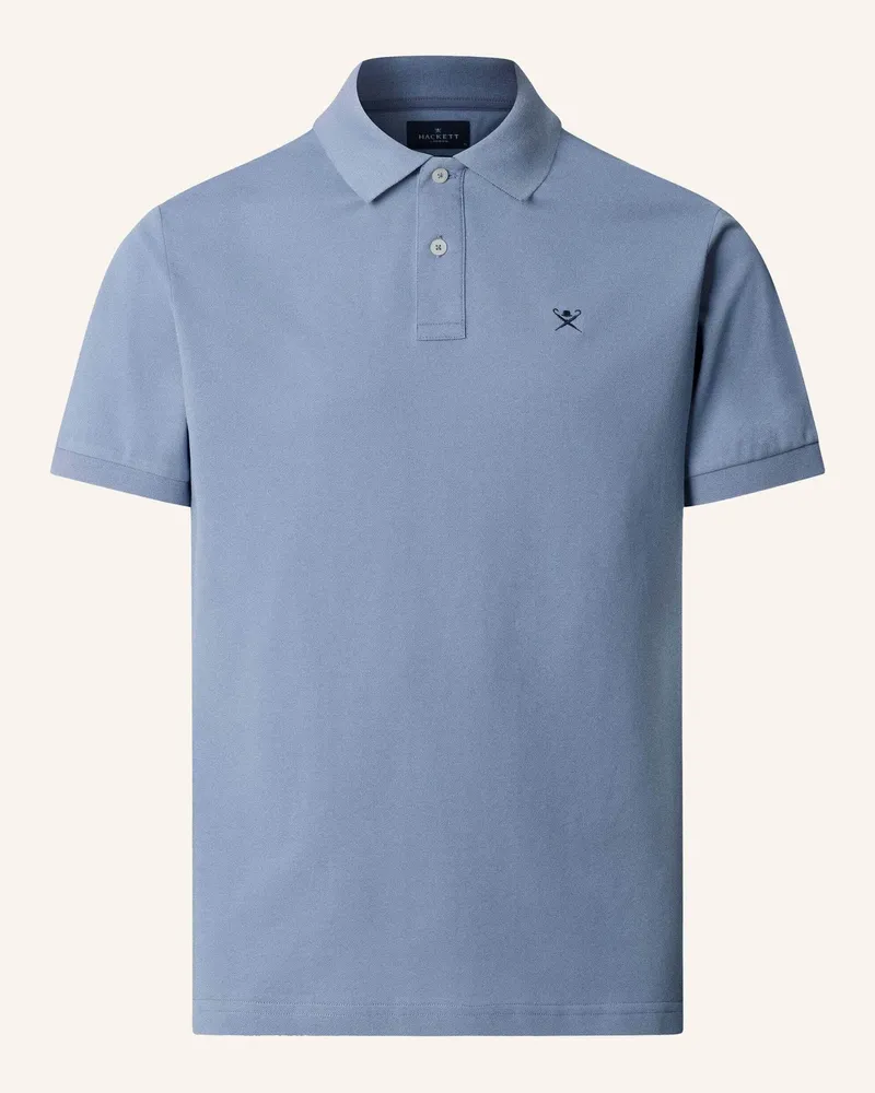 Hackett Poloshirt Slim Fit Logo blau Blau