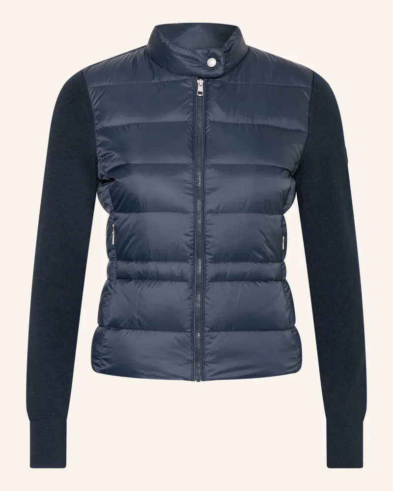 Tommy Hilfiger Steppjacke Im Materialmix blau Dunkelblau