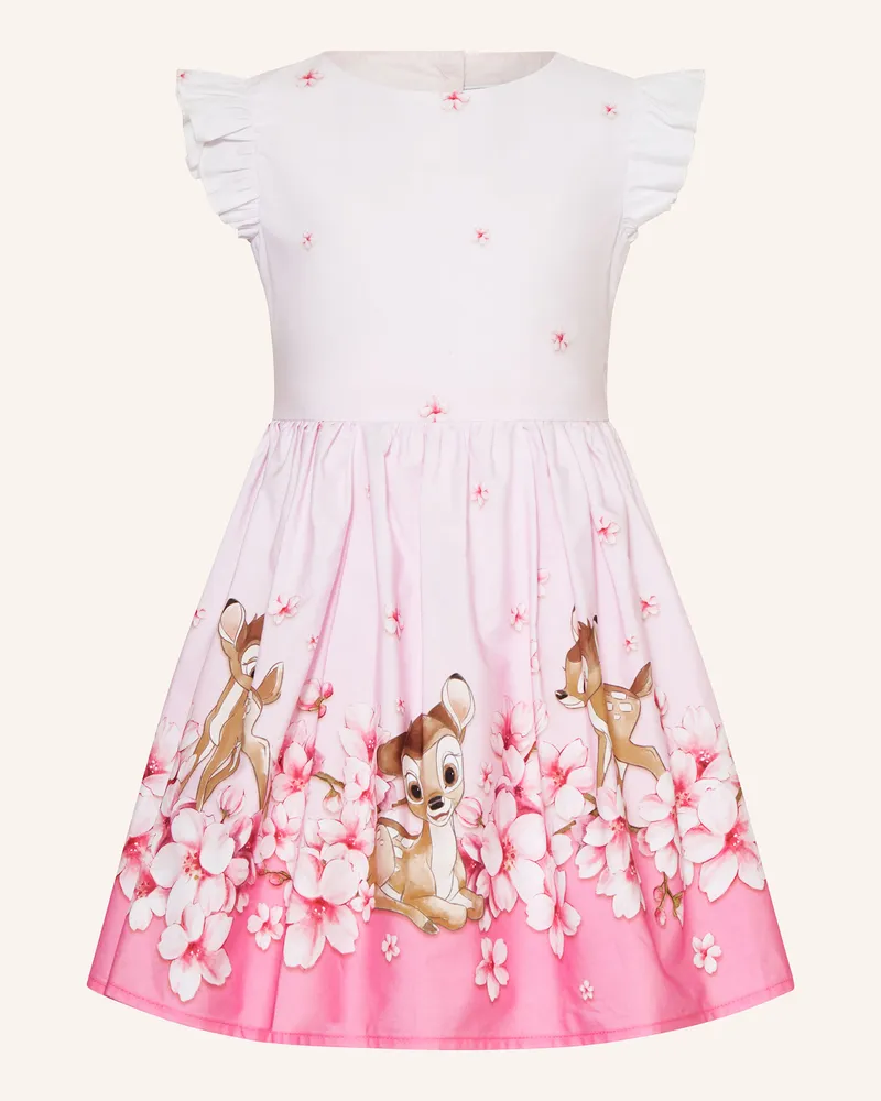 Monnalisa Kleid mit Cut-out Hellrosa