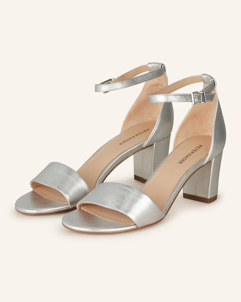 Peter Kaiser Sandaletten Verona silber Silber