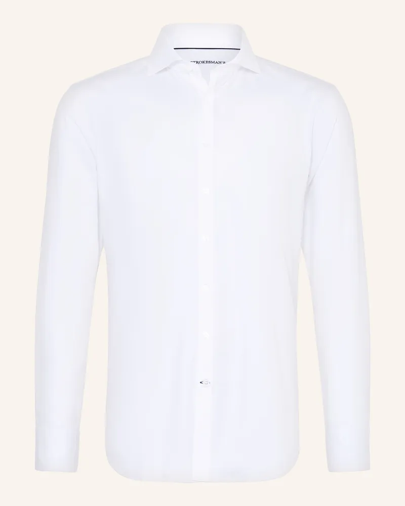 Strokesman's Hemd Regular Fit weiss Weiss