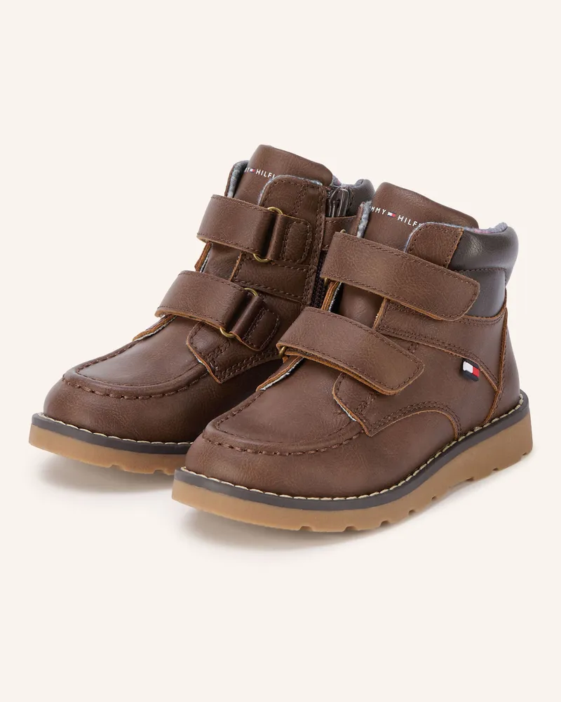 Tommy Hilfiger Boots braun Dunkelbraun
