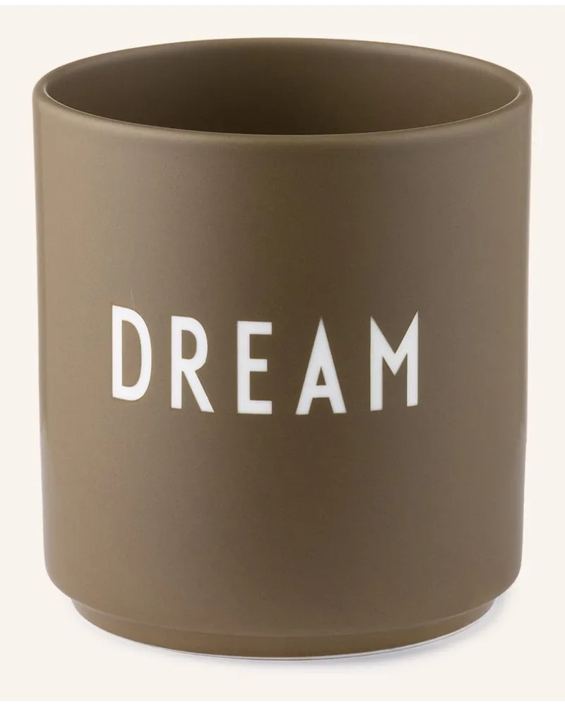 DESIGN LETTERS Becher DREAM Gruen