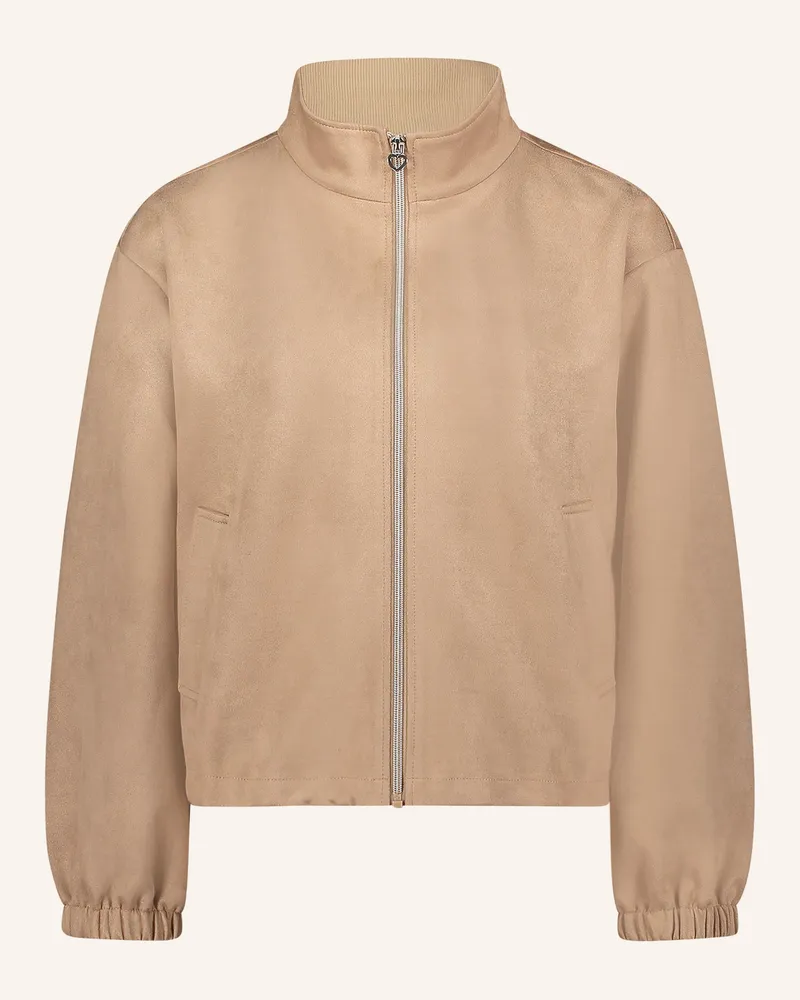 Cartoon Blouson In Lederoptik beige Beige