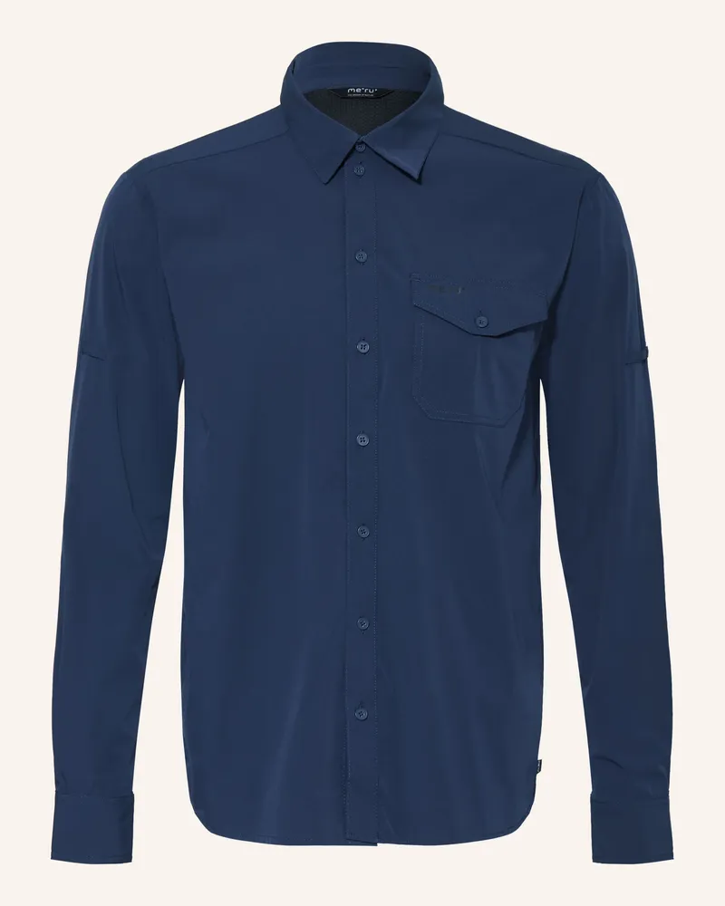 me°ru' Outdoor-Hemd Lahan blau Dunkelblau