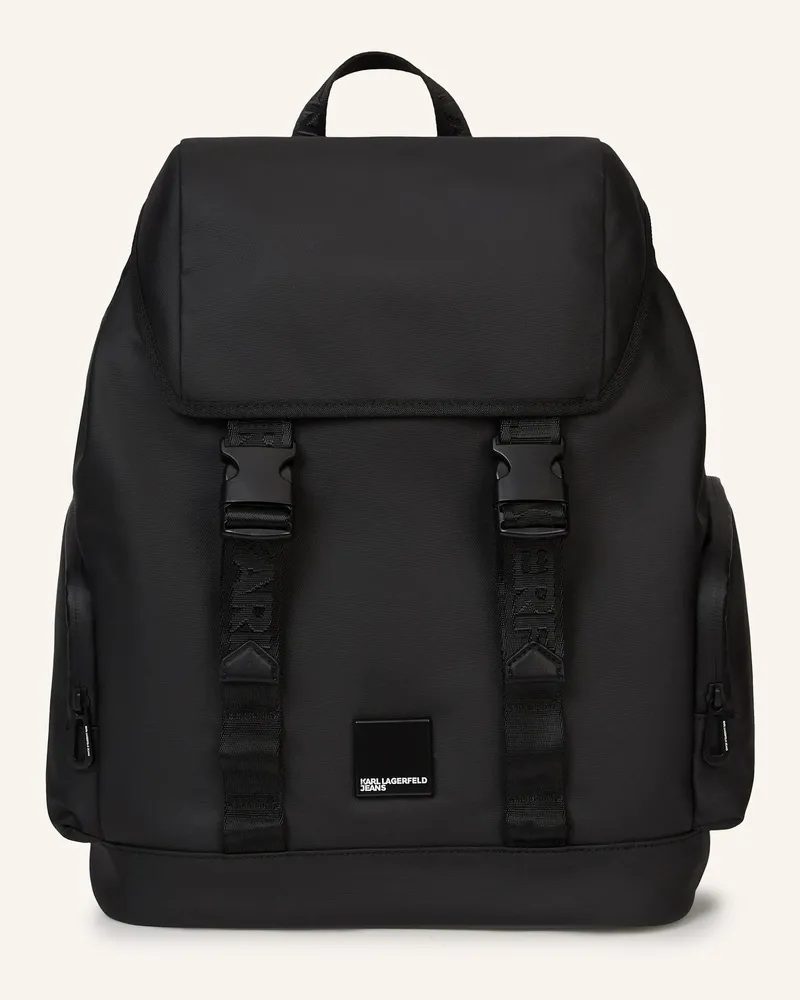 Karl Lagerfeld Rucksack schwarz Schwarz
