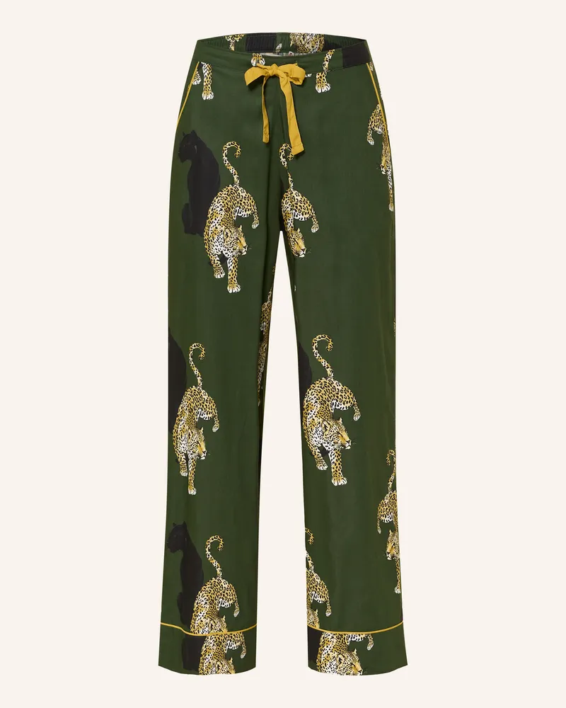 Cyberjammies Schlafhose Olive gruen Dunkelgrün