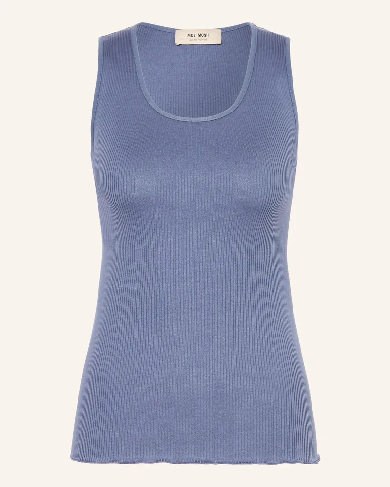 Mos Mosh Top Mmelaine Mit Seide blau Blau