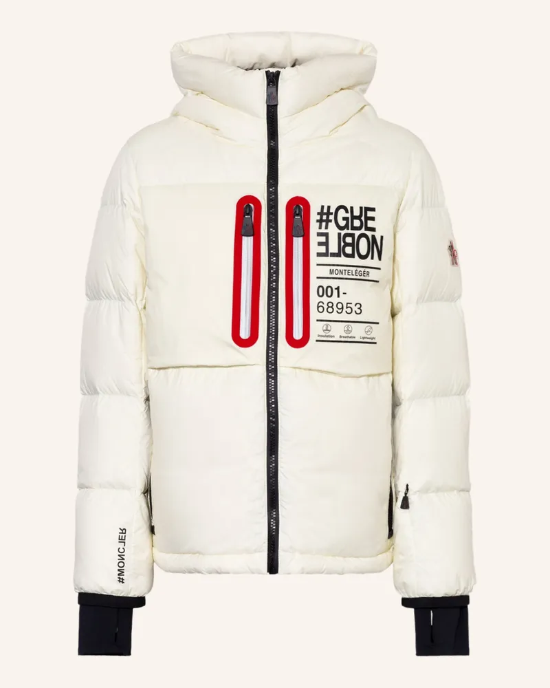 Moncler Daunen-Skijacke MONTELEGER Ecru