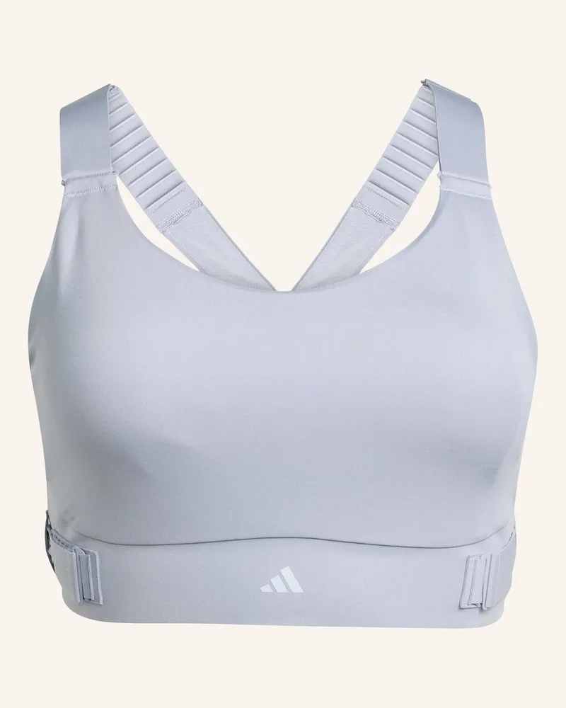 adidas FASTIMPACT LUXE RUN HIGH-SUPPORT SPORT-BH Grau