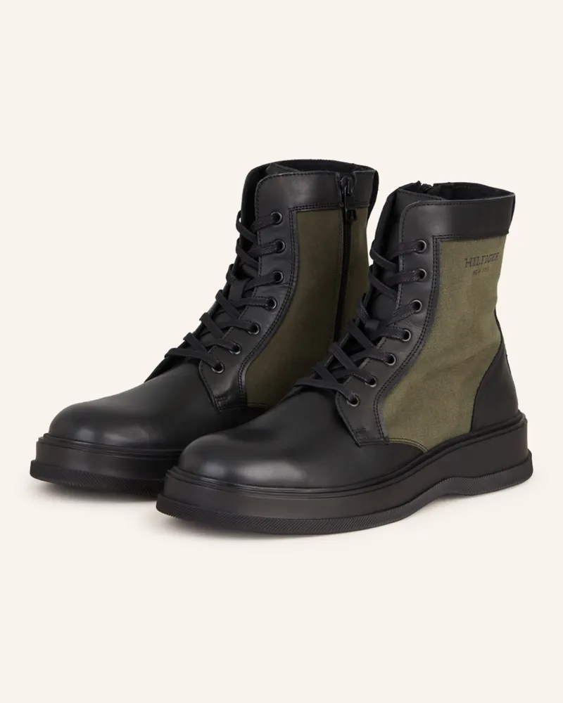 Tommy Hilfiger Schnürboots Schwarz