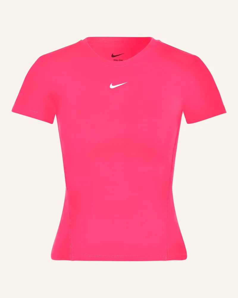 Nike T-Shirt One Fitted pink Neonpink