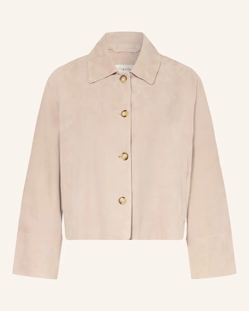 lilienfels Lederjacke grau Beige