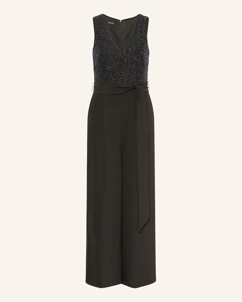 Apart Jumpsuit Mit Schmuckperlen schwarz Dunkelblau