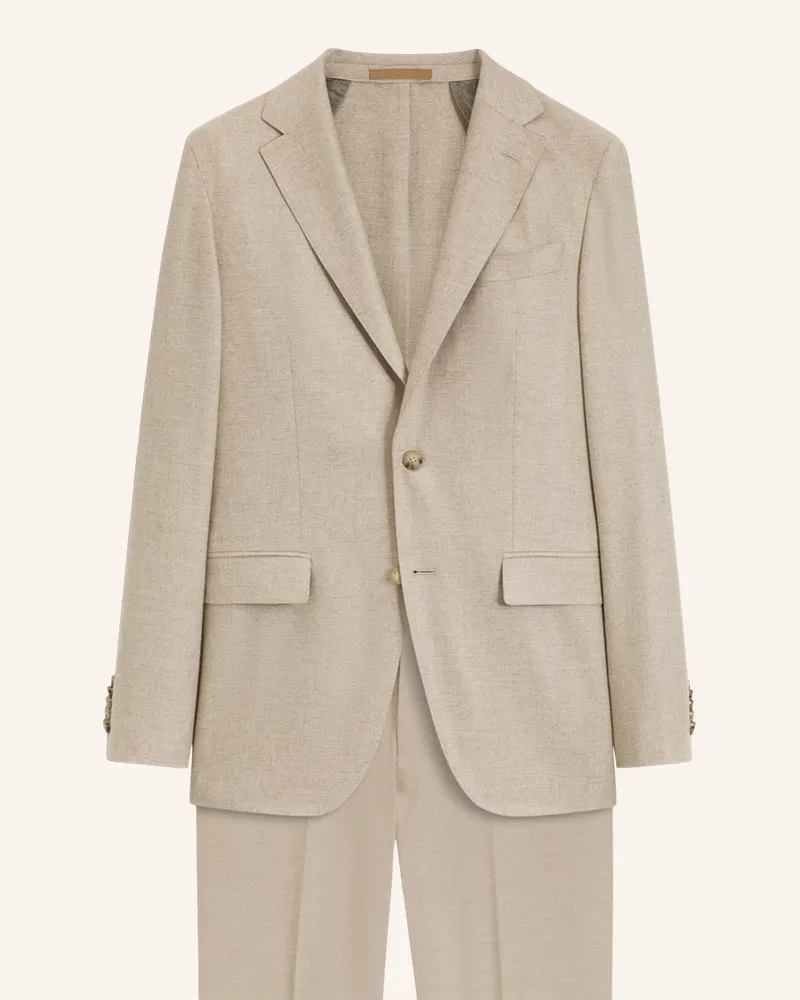 HUGO BOSS Anzug L-heston2pcssoft-264 Slim Fit beige Beige